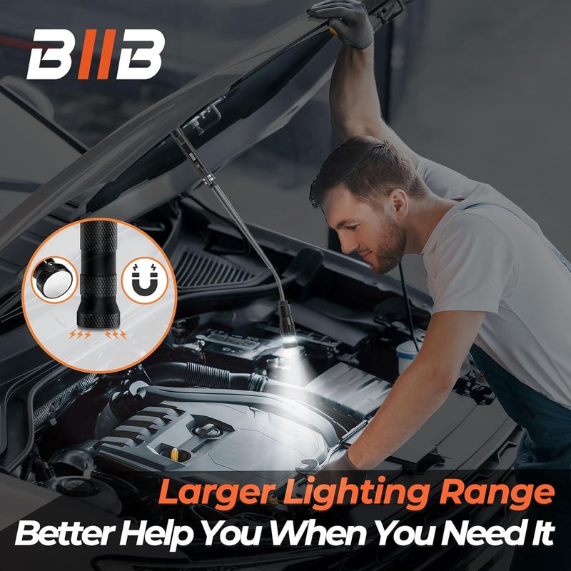 BIIB Valentines Day Gifts for Him, Gifts for Men LED Telescoping Magnetic Pickup Tools, Mens Valentines Day Gifts for Boyfriend Husband, Mens Dad Gifts, Anniversary Birthday Gifts for Men Cool Gadgets - Image 5